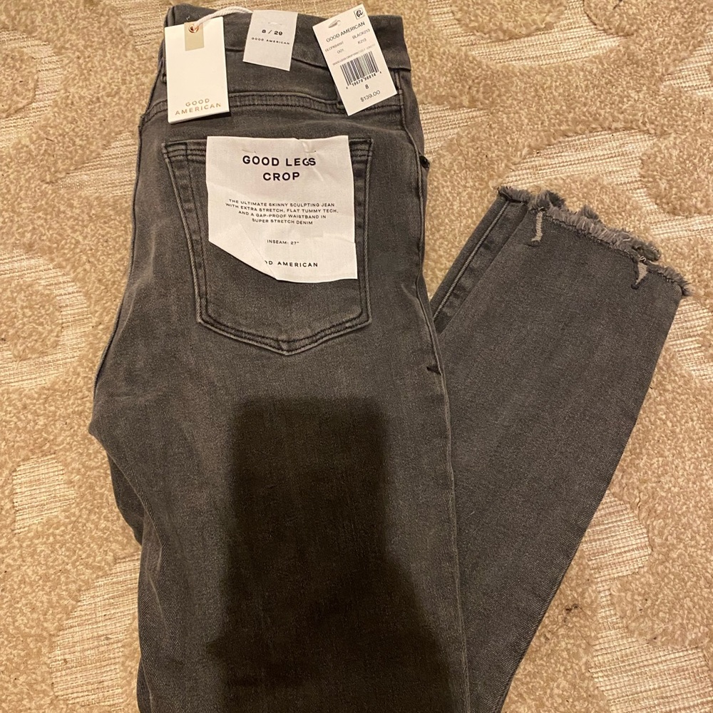 Good American good legs crop 8